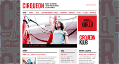 Desktop Screenshot of cirqueon.cz