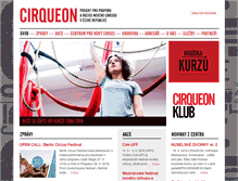 Tablet Screenshot of cirqueon.cz